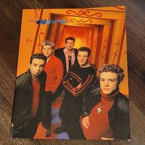 NSYNC Vintage Folder with Unpunched holes.